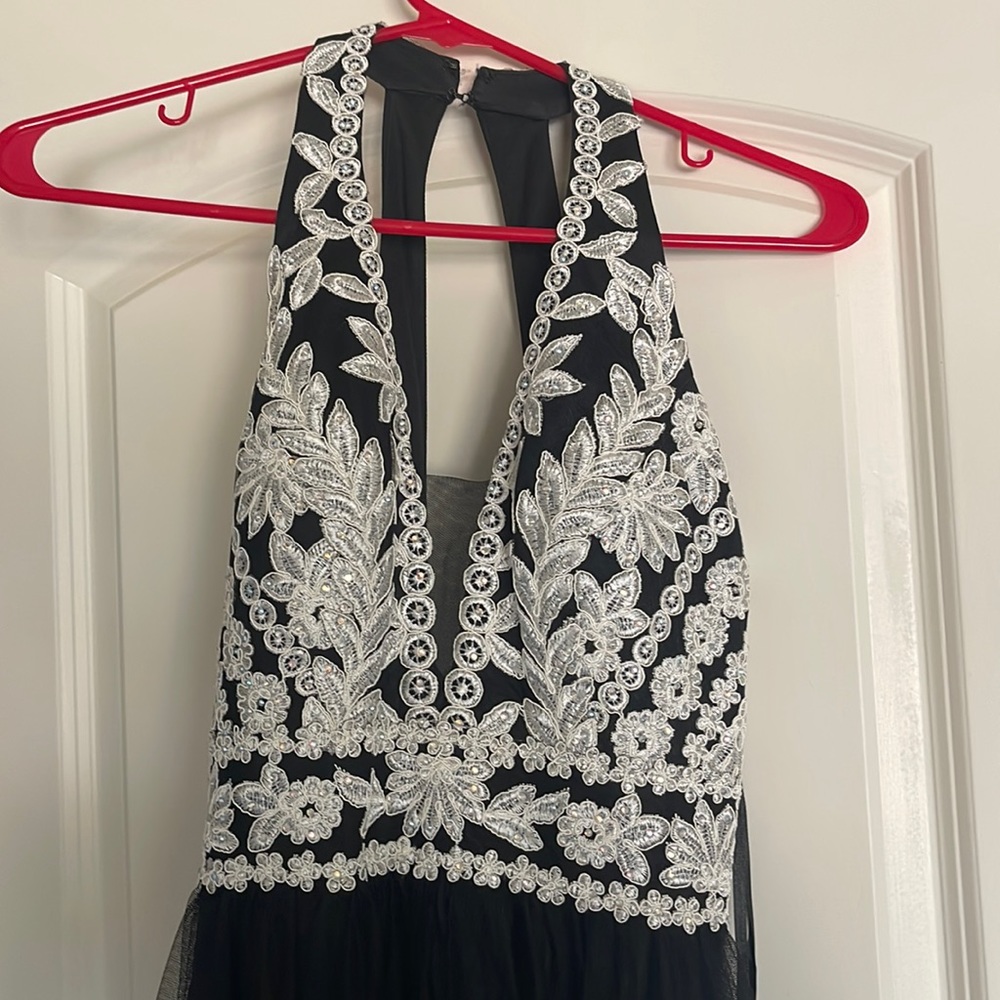 Black and White Prom dress